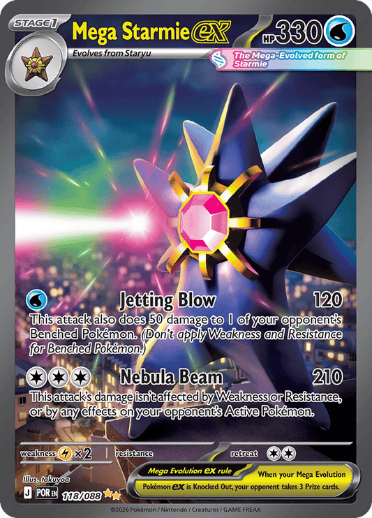 Mega Starmie Ex - 118/088