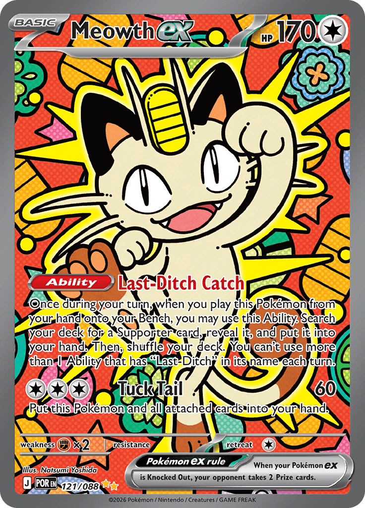 Meowth Ex - 121/088