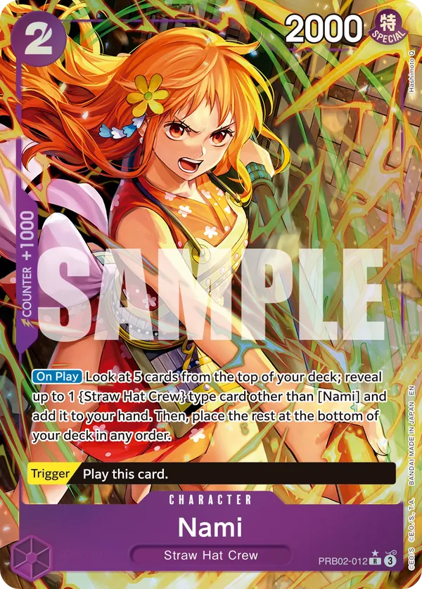Nami (Alternate Art) PRB02-012