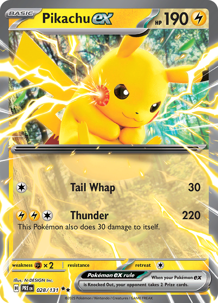 Pikachu Ex - 028/131