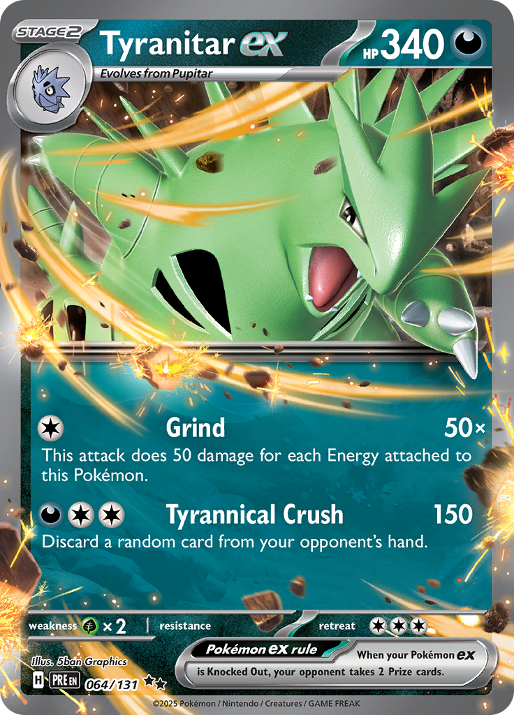 Tyranitar Ex 064/131