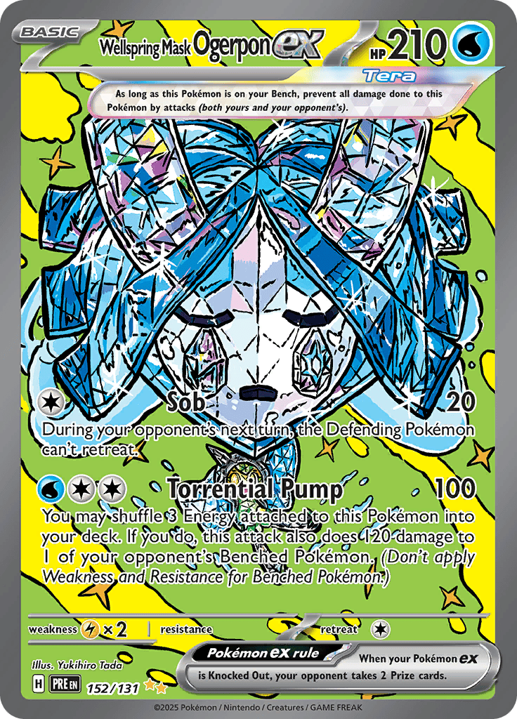 Wellspring Mask Ogerpon Ex - 152/131
