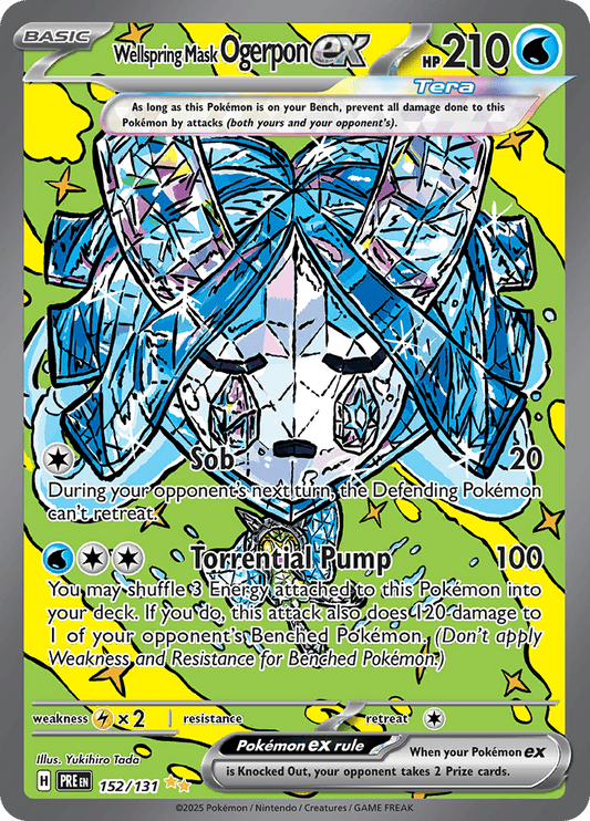 Wellspring Mask Ogerpon Ex - 152/131