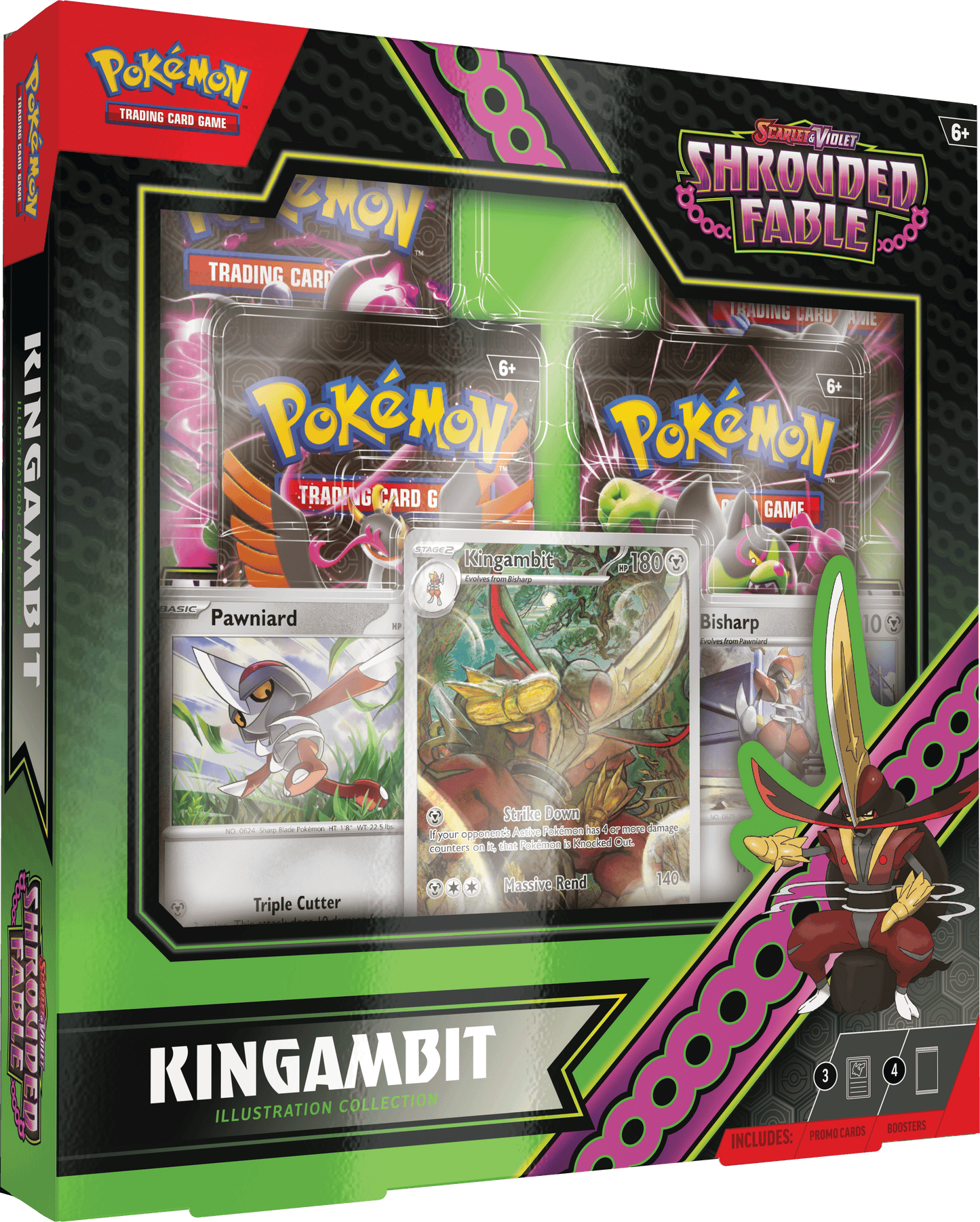 Shrouded Fable Kingambit Illustration Collection