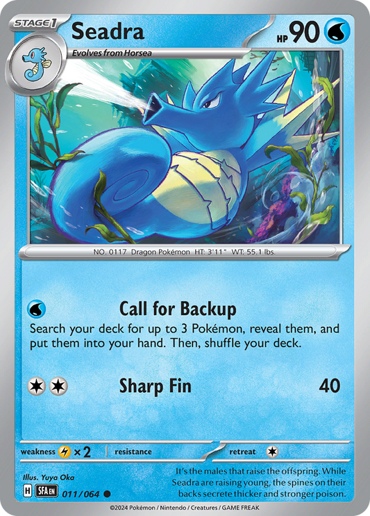 Seadra 011/064 Galaxy Holo Promo