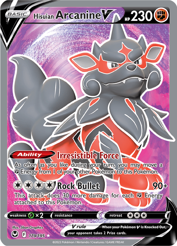 Hisuian Arcanine V - 179/195