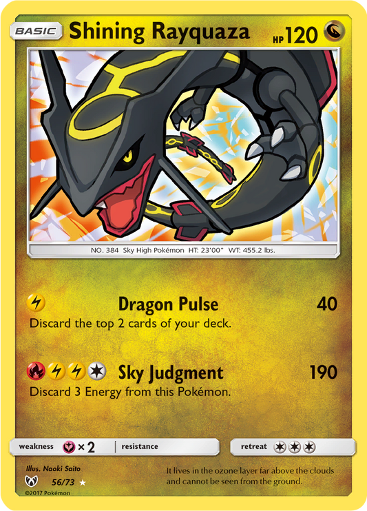 Shining Rayquaza 56/73