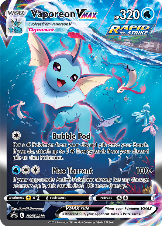 Vaporeon VMAX - SWSH182