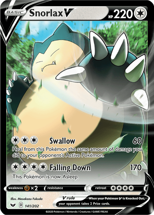 Snorlax V 141/202