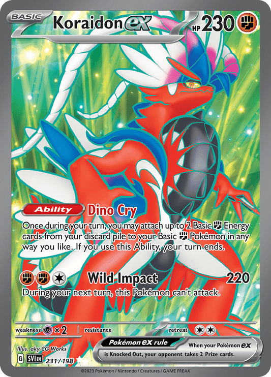 Koraidon Ex 231/198