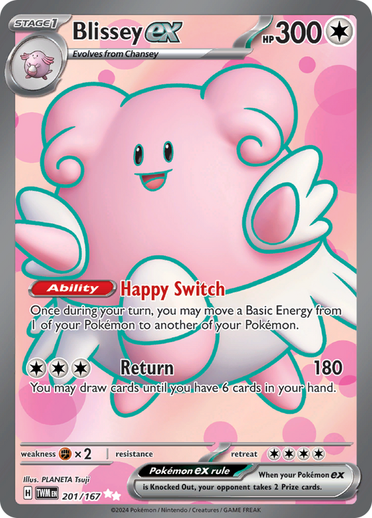 Blissey Ex 201/167