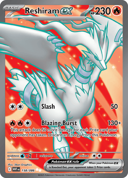 Reshiram Ex - 158/086