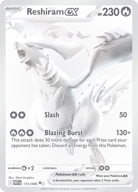 Reshiram Ex - 173/086