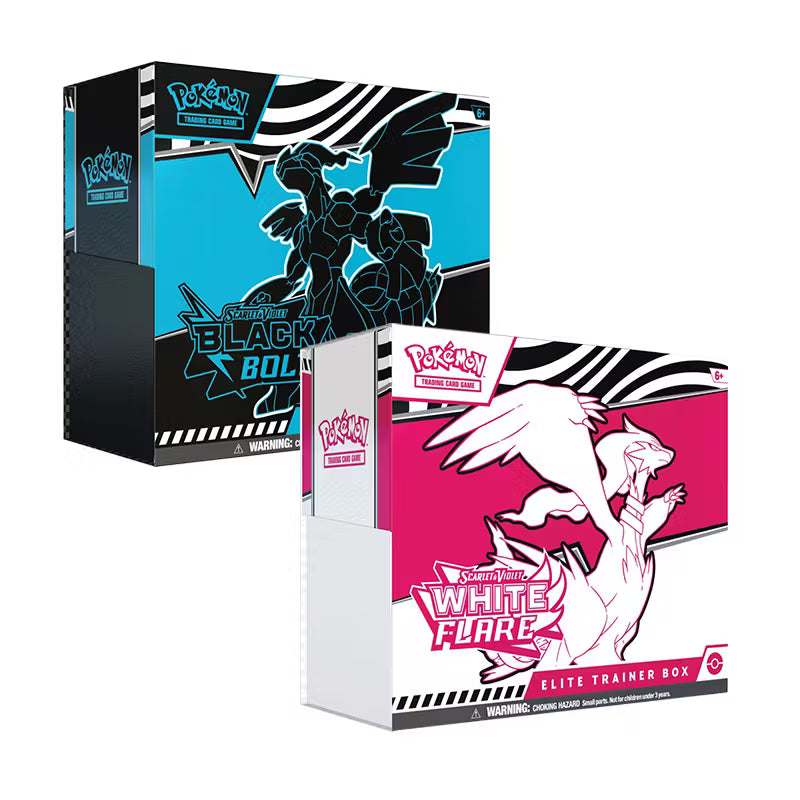 Elite Trainer Box Black Bolt y White Flare