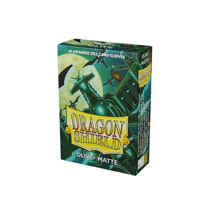 Dragon Shield - Sleeves Japanese Size Matte (60un) "Olive"