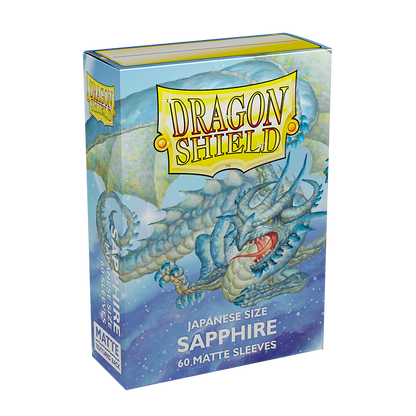 Dragon Shield - Sleeves Japanese Size Matte (60un) "Sapphire"