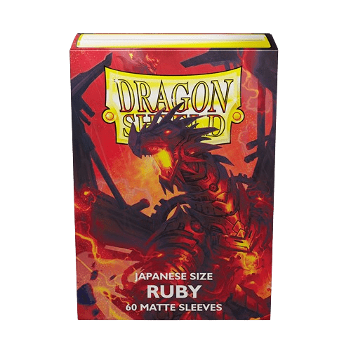 Dragon Shield - Sleeves Japanese Size Matte (60un) "Ruby"