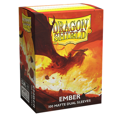 DRAGON SHIELD EMBER SLEEVES STANDARD SIZE MATTE DUAL (100Un)