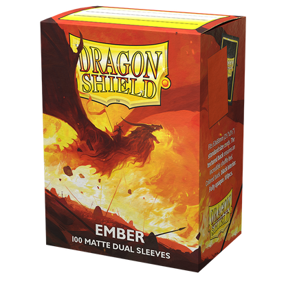 DRAGON SHIELD EMBER SLEEVES STANDARD SIZE MATTE DUAL (100Un)