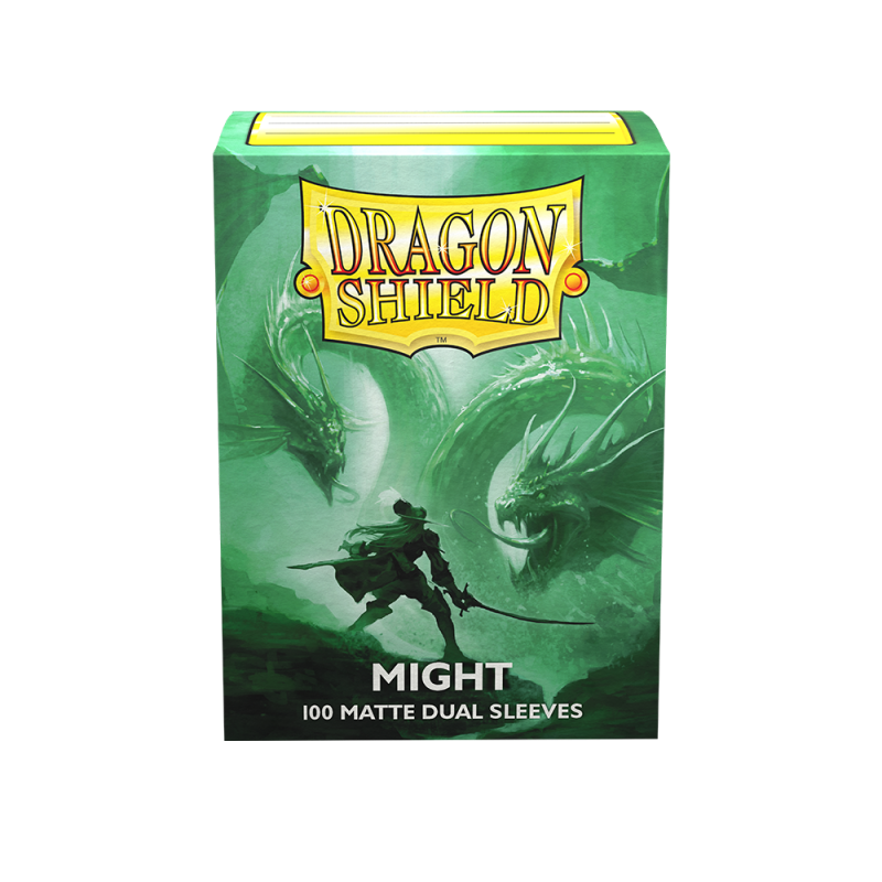 DRAGON SHIELD MIGHT SLEEVES STANDARD SIZE MATTE DUAL (100Un)