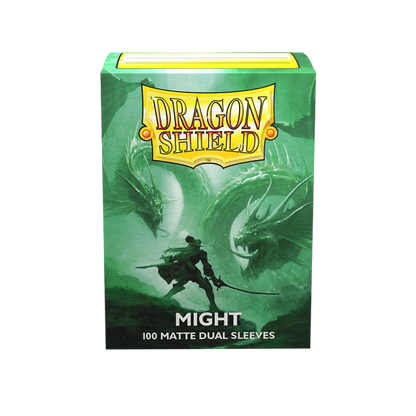 DRAGON SHIELD MIGHT SLEEVES STANDARD SIZE MATTE DUAL (100Un)