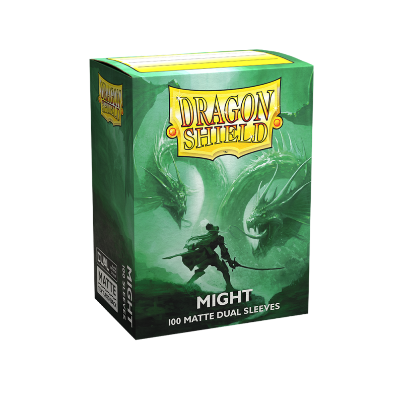 DRAGON SHIELD MIGHT SLEEVES STANDARD SIZE MATTE DUAL (100Un)