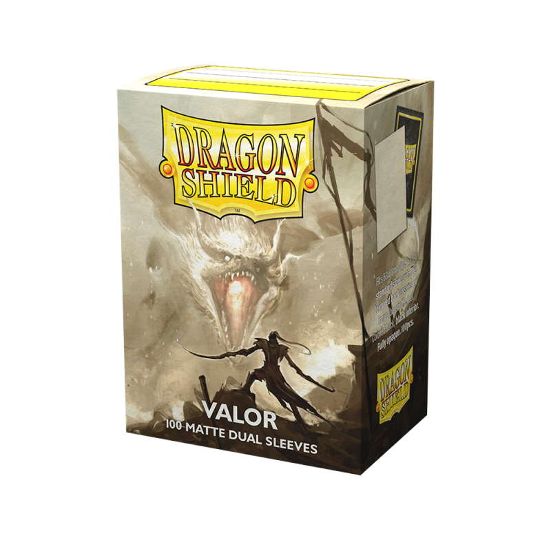 DRAGON SHIELD VALOR SLEEVES STANDARD SIZE MATTE DUAL (100Un)