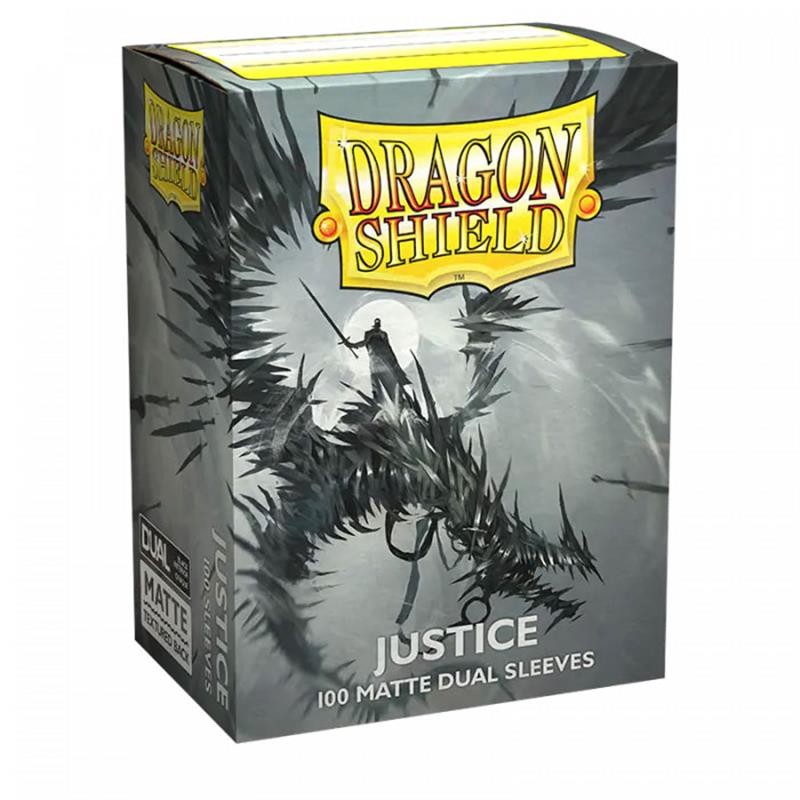 DRAGON SHIELD JUSTICE SLEEVES STANDARD SIZE MATTE DUAL (100Un)