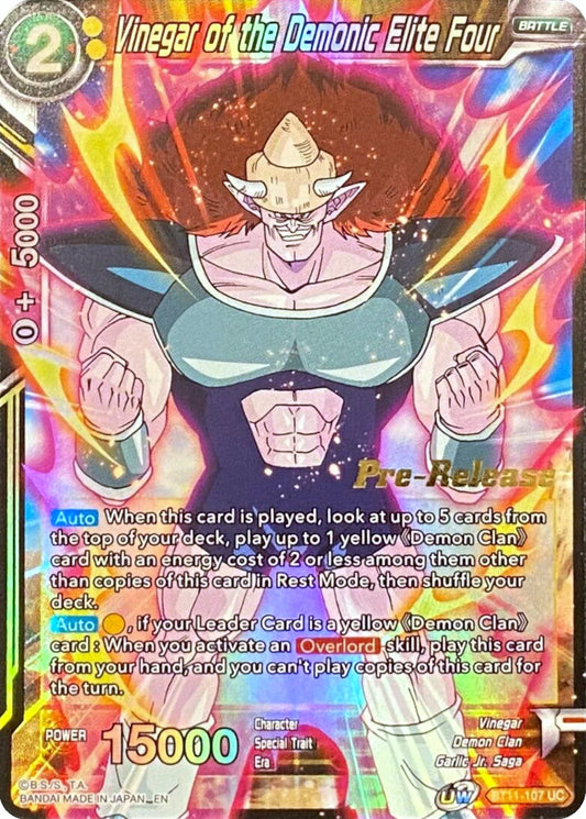 Vinegar of the Demonic Elite Four - Vermilion Bloodline Pre-Release