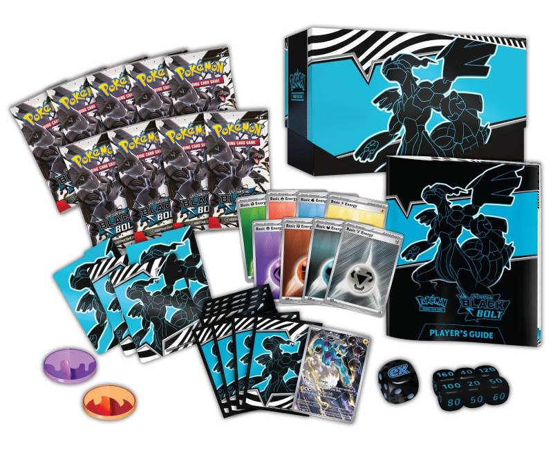 Elite Trainer Box Black Bolt y White Flare