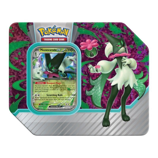 Paldea Partners Tin Meowscarada Ex
