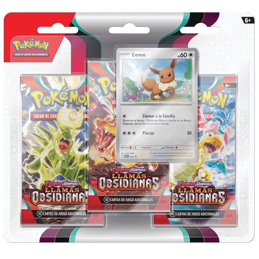 Blister Pack Obsidian Flames (3 Sobres)