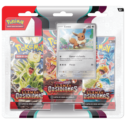 Blister Pack Obsidian Flames (3 Sobres)