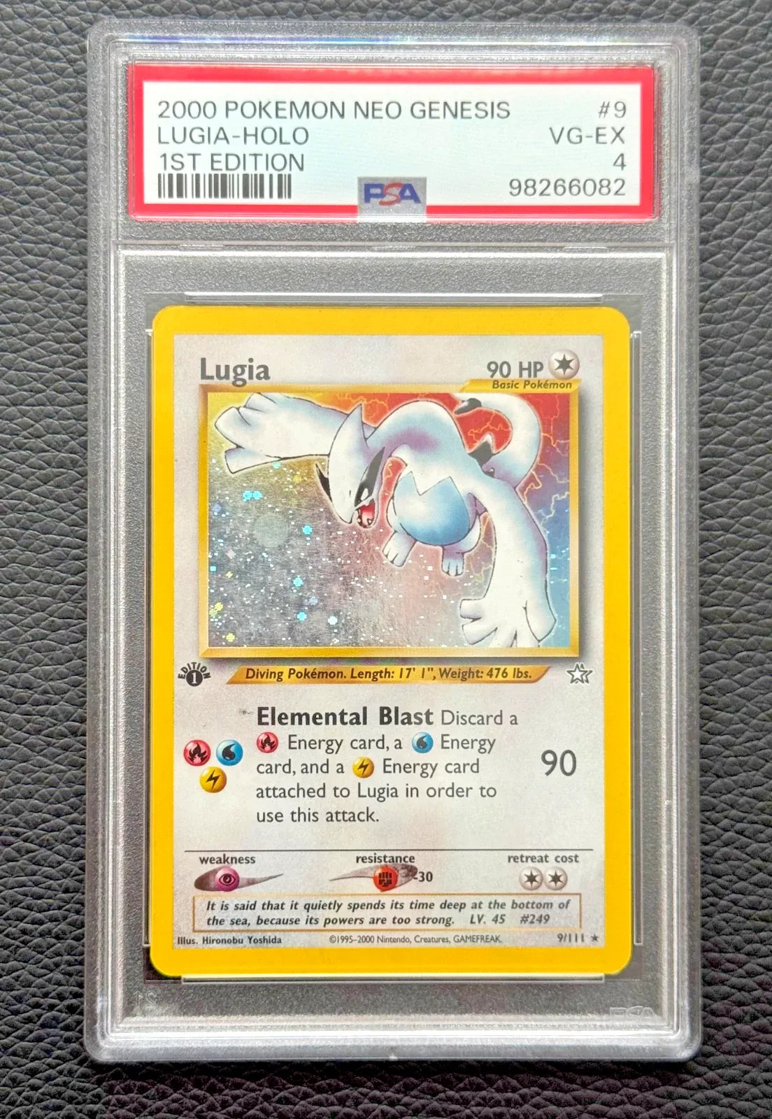 Lugia [1st Edition] #9 Pokemon Neo Genesis (Psa 4)