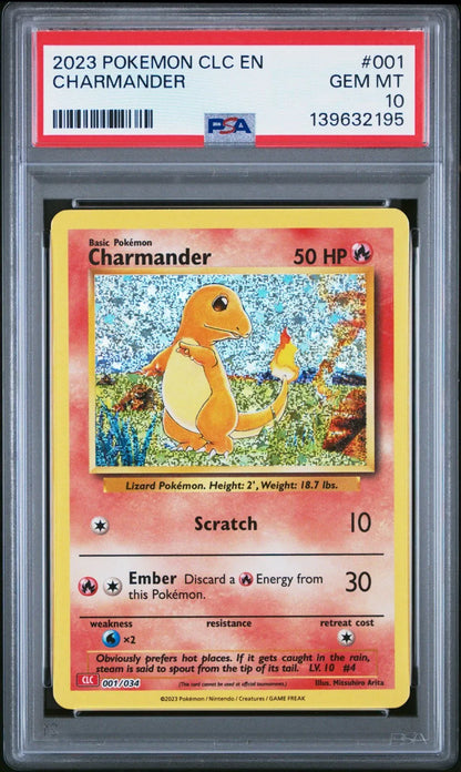 Charmander #1 Pokemon TCG Classic: Charizard Deck (PSA 10)