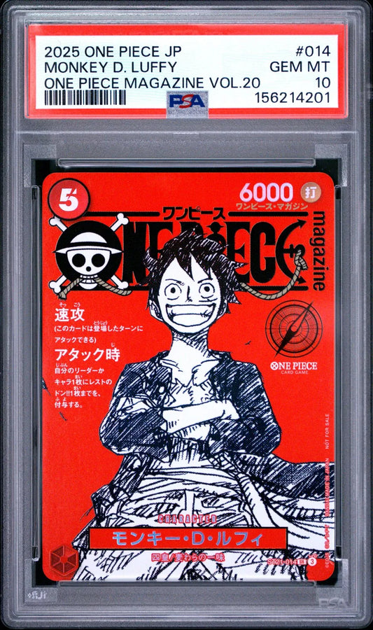 Monkey.D.Luffy [Magazine Promo] (PSA 10-9)