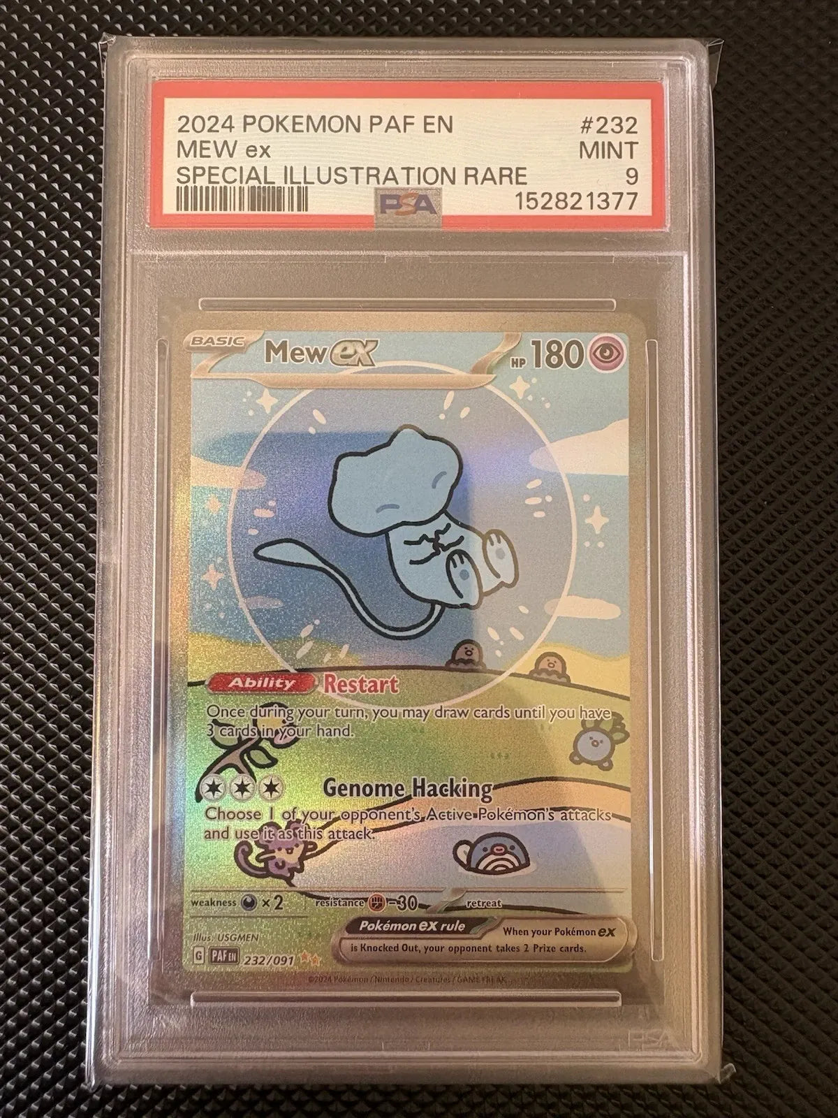Mew Rx #232 Bubble (PSA 9)