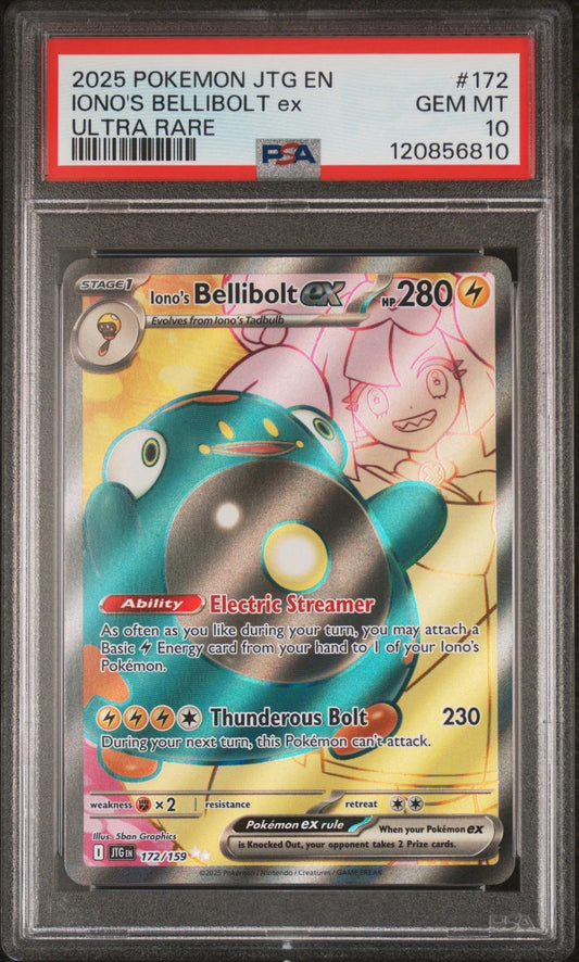 Iono's Bellibolt Ex - 172/159 CGC 10