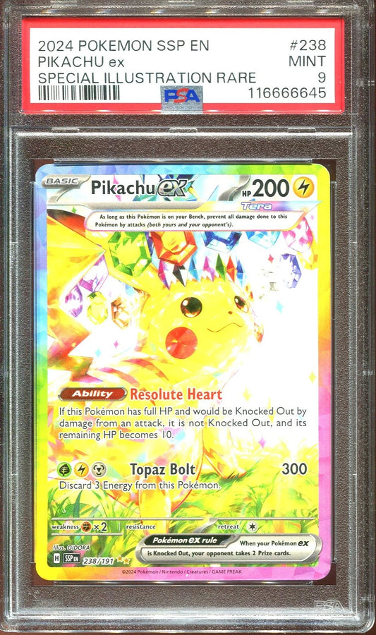 Pikachu Ex 238/191 (Psa 9)