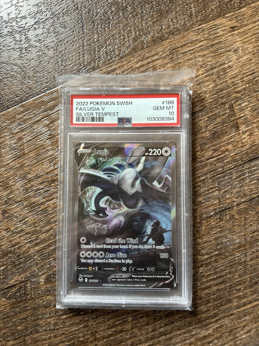Lugia V 186/195 (Psa 10)
