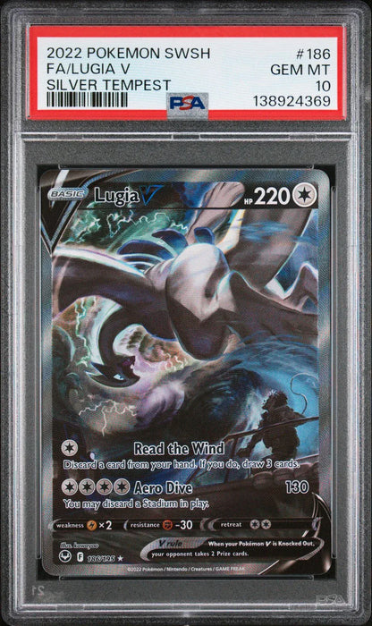 Lugia V 186/195 (Psa 10)