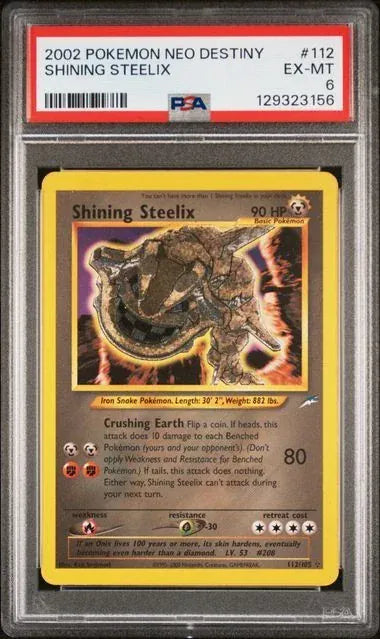Shining Steelix 112/105 (PSA 8)