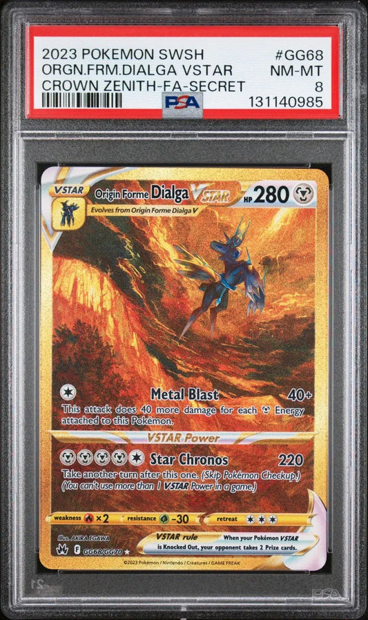 Origin Forme Dialga VSTAR GG68 (PSA 8)